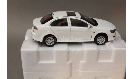 Мицубиси Mitsubishi Lancer X 2009 Белый Paudi 1:18, масштабная модель, scale18, Paudi Models