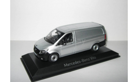 Мерседес Бенц Mercedes Benz Vito W447 Фургон 2015 Серебро Norev 1:43 351137, масштабная модель, Mercedes-Benz, scale43