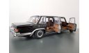 Мерседес Бенц Mercedes Benz 600 Pullman W100 LWB 1966 Черный Длинный AutoArt 1:18 БЕСПЛАТНАЯ доставка, масштабная модель, scale18, Mercedes-Benz