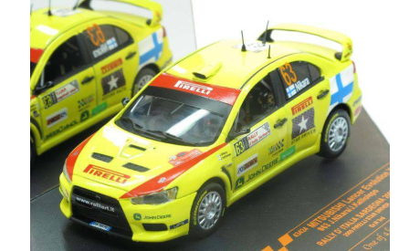 Мицубиси Mitsubishi Lancer Evolution X 4х4 № 63 J.Nikara J.Kalliolepo Ралли 2009 Vitesse 1:43 43424, масштабная модель, scale43