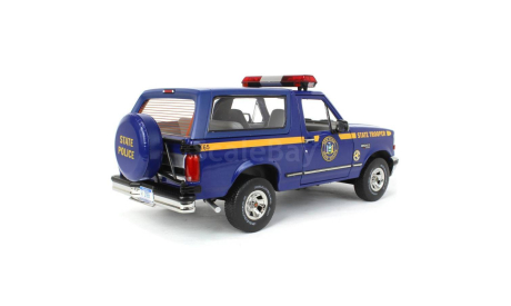 Форд Ford Bronco 4x4 XLT ’New York State Police’ 1996 USA Полиция США Greenlight collectibles 1:18, масштабная модель, scale18