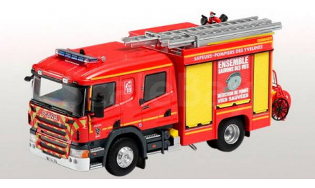 Скания Scania Double Cabine CP31 FPT GIMAEX SDIS 78 2016 Пожарный Eligor 1:43 115015 БЕСПЛАТНАЯ доставка, масштабная модель, scale43