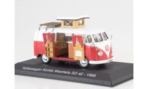 Фольксваген VW Volkswagen T1 Kombi Westfalia Camper SO 42 Кемпер Дом на колесах 1966 IXO Atlas 1:43, масштабная модель, scale43