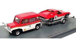 Мини Mini Moke + прицеп Gold Leaf Team Lotus + Lotus 47 1968 Spark 1:43 S0299 Раритет