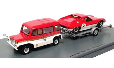 Мини Mini Moke + прицеп Gold Leaf Team Lotus + Lotus 47 1968 Spark 1:43 S0299 Раритет, масштабная модель, scale43