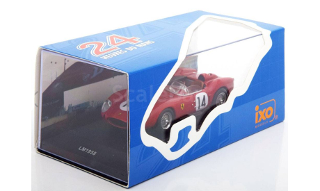 Феррари Ferrari 250 Testa Rossa #14 O. Gendebien P. Hill Le Mans Победитель 1958 IXO 1:43 LM1958, масштабная модель, scale43