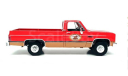 Chevrolet GMC K-2500 Sierra Grande Pick-Up ’Busted Knuckle Garage’ 1982 Пикап США Greenlight 1:18, масштабная модель, scale18