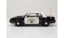 Форд Ford Mustang SSP Police ’California Highway Patrol’ 1982 США Greenlight 1:18 13600, масштабная модель, scale18