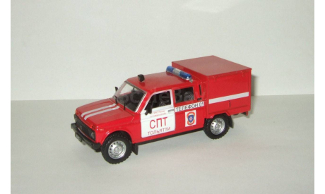 Ваз 2121 Нива ВИС 294611 4х4 Пожарный 1994 DeAgostini Автомобиль на Службе 1:43, масштабная модель, scale43
