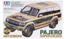 Кит Сборная модель Mitsubishi Pajero Super Exceed 4x4 Tamiya (Япония) 1:24 24115 Раритет, масштабная модель, scale24