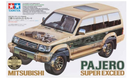 Кит Сборная модель Mitsubishi Pajero Super Exceed 4x4 Tamiya (Япония) 1:24 24115 Раритет, масштабная модель, 1/24