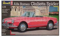 Кит Сборная модель Alfa Romeo Giulietta Spider Revell 1:24 07316 Раритет, масштабная модель, scale24