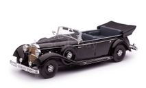 Мерседес Бенц Mercedes Benz 770 K W150 1938 открытый кабриолет Черный MCG 1:18, масштабная модель, scale18