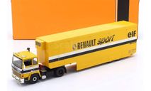 Berliet TR350 Race Transporter + полуприцеп Рено Renault Sport Elf Team F1 1983 IXO 1:43 TTR029, масштабная модель, scale43