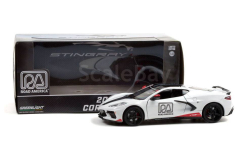 Chevrolet Corvette C8 Stingray Coupe Road America Official Pace Car 2020 Greenlight 1:24 18259