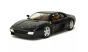 Феррари Ferrari 348 TB 1992 Черный Hot Wheels Elite 1:18 X5481, масштабная модель, 1/18