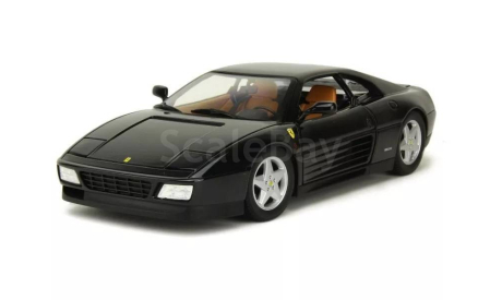 Феррари Ferrari 348 TB 1992 Черный Hot Wheels Elite 1:18 X5481, масштабная модель, 1/18