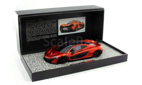 Мерседес Mercedes Benz Макларен McLaren P1 2013 Volcanic Orange Minichamps 1:18 107133300 Limit 999, масштабная модель, scale18