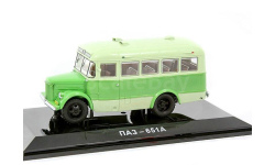 автобус Паз (Кавз) 651А Маршрут Вокзал - Старая Мацеста 1956 СССР Dip 1:43 165101 Раритет