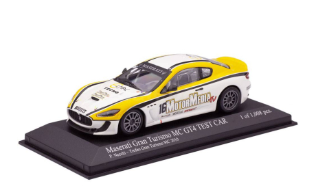 Мазерати Maserati MC GT4 No.16, Trofeo Gran Turismo Necchi 2010 Minichamps 1:43 400101216, масштабная модель, scale43