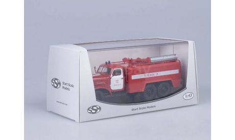 Зил 157 6x6 АТ-2 Пожарный 01 1977 СССР SSM 1:43 SSM1017, масштабная модель, 1/43