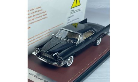 Крайслер Chrysler 300C Hardtop 1957 Черный USA США GLM Models 1:43 GLM130701, масштабная модель, scale43