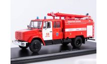 Зил 4331 АЦ-40 (4331) Двухкабинный МЧС Пожарный 01 ’Москва’ SSM 1:43 SSM1523, масштабная модель, scale43