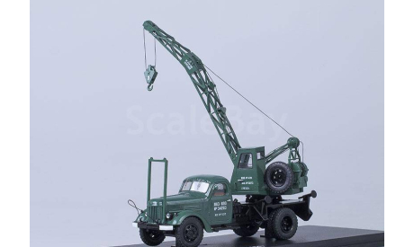 Зил 164 Кран Автокран ЛАЗ 690 1959 СССР SSM 1:43 SSM1100, масштабная модель, scale43