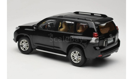 Тойота Toyota Land Cruiser Prado 2009 Черный Paudi models 1:18 Раритет, масштабная модель, scale18