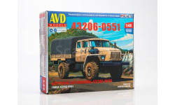 Кит Сборная модель Урал 43206 0551 4х4 СССР AVD Models SSM 1:43 1403AVD