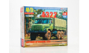 Кит Сборная модель Урал 4322 6х6 1982 СССР AVD Models SSM 1:43 1399AVD, масштабная модель, scale43