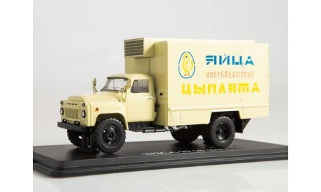 Газ 53 Фургон для перевозки яиц и цыплят ШЗСА 3716 1973 СССР SSM 1:43 SSM1391, масштабная модель, scale43