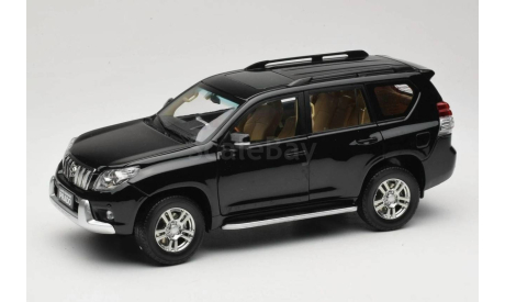 Тойота Toyota Land Cruiser Prado 2009 Черный Paudi models 1:18 Раритет, масштабная модель, scale18