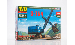 Кит трактор Экскаватор Э 754 СССР AVD Models SSM 1:43 8013AVD