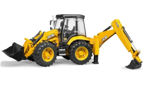 трактор Экскаватор JCB 5CX Bruder 1:16, масштабная модель, scale16