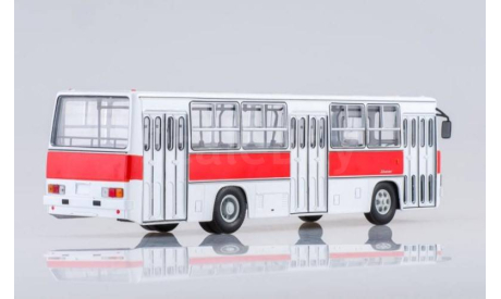 автобус Икарус Ikarus 260 городской красно-белый СССР Советский автобус 1:43 Раритет, масштабная модель, scale43