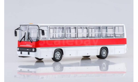 автобус Икарус Ikarus 260 городской красно-белый СССР Советский автобус 1:43 Раритет, масштабная модель, scale43