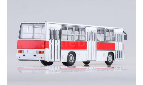 автобус Икарус Ikarus 260 городской красно-белый СССР Советский автобус 1:43 Раритет, масштабная модель, scale43