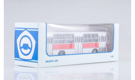 автобус Икарус Ikarus 260 городской красно-белый СССР Советский автобус 1:43 Раритет, масштабная модель, scale43