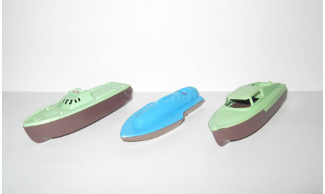 Лодка Катер 3 шт Набор сделано в СССР 1:64, масштабная модель, scale64