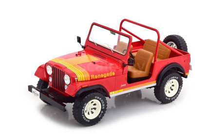 Джип Jeep CJ-7 Laredo 4х4 1977 США USA MCG 1:18, масштабная модель, scale18