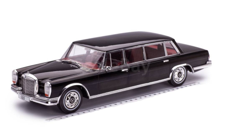 лимузин Мерседес Бенц Mercedes Benz 600 Pullmann W100 1969 Черный MCG 1:18, масштабная модель, Mercedes-Benz, scale18