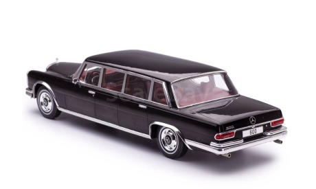 лимузин Мерседес Бенц Mercedes Benz 600 Pullmann W100 1969 Черный MCG 1:18, масштабная модель, Mercedes-Benz, scale18