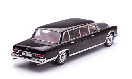 лимузин Мерседес Бенц Mercedes Benz 600 Pullmann W100 1969 Черный MCG 1:18, масштабная модель, Mercedes-Benz, scale18