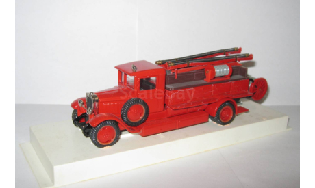 Зис 5 Пожарный ПМЗ 1 1939 СССР Ломо АВМ 1:43, масштабная модель, scale43
