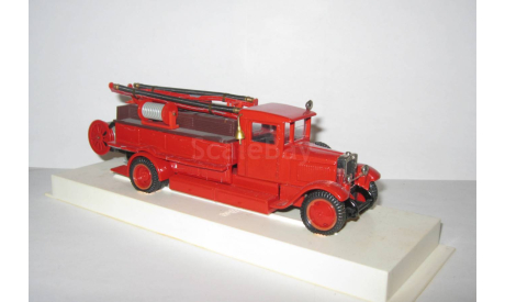 Зис 5 Пожарный ПМЗ 1 1939 СССР Ломо АВМ 1:43, масштабная модель, scale43