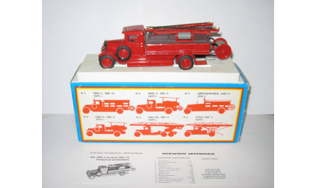 Зис 5 Пожарный ПМЗ 1 1939 СССР Ломо АВМ 1:43, масштабная модель, scale43