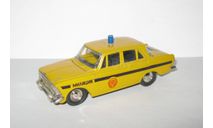 Москвич 408 АЗЛК ГАИ Милиция сделано в СССР Агат Тантал Радон Саратов 1:43, масштабная модель, scale43