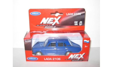 Ваз 2106 Жигули Lada 1600 ’Шестерка’ СССР Welly 1:38, масштабная модель, scale43