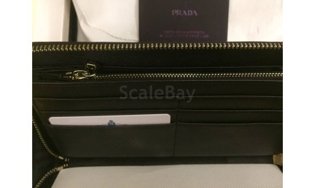 Черное Портмоне Мужское Кожа Prada, масштабные модели (другое)